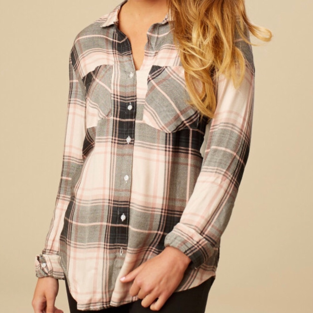 🆕Altar’d State Harrison Button Up Top. Size Small. - Picture 1 of 4